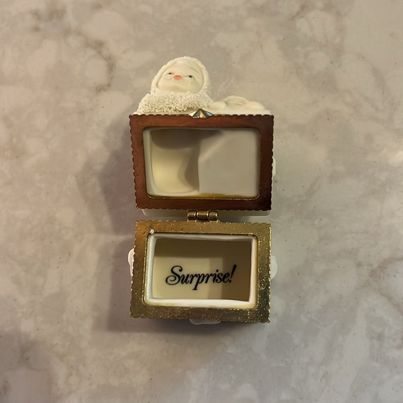 Department 56 Snowbabies Surprise! Trinket Box’s lot of Three - Picture 7 of 9